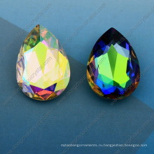 Грушевидную форму высокое качество Кристалл необычные камень с когтями или без когтей для одежды